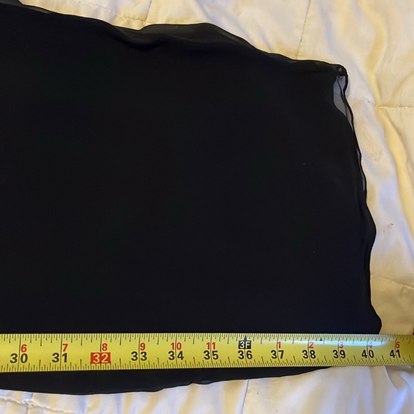 Pentimento 100% Silk Two Piece Set Spaghetti Strap Sheer Dual Layer Side Tie Top - Picture 12 of 16